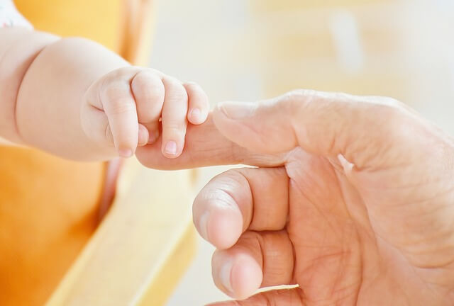 baby hand baby hand