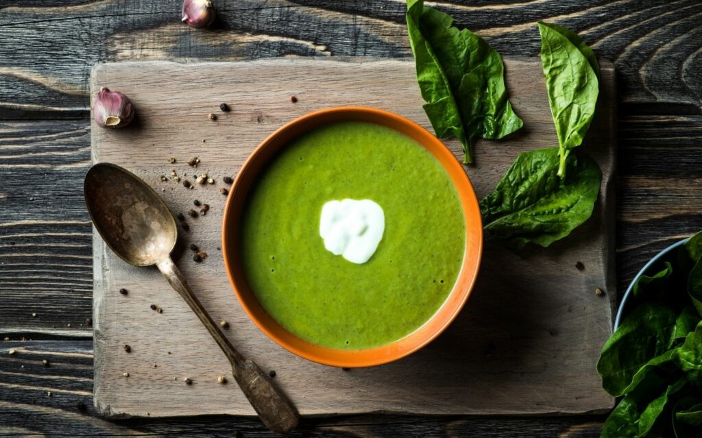 spinatsuppe
