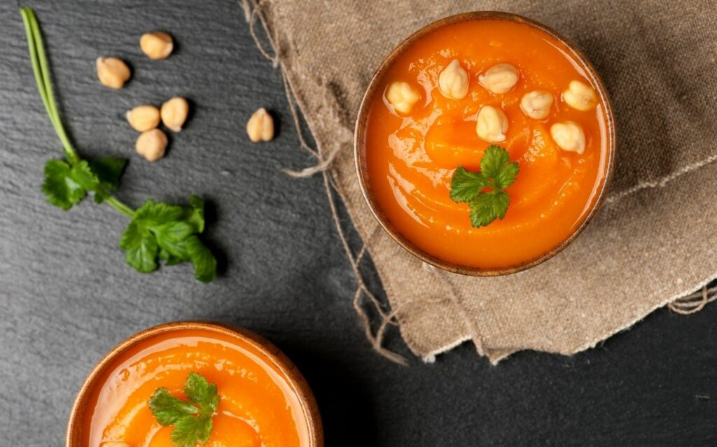 kichererbsen moehren suppe