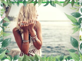 boho clothing style woman beach jewelry