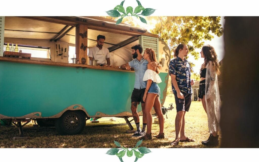 foodtruck kunden outdoor