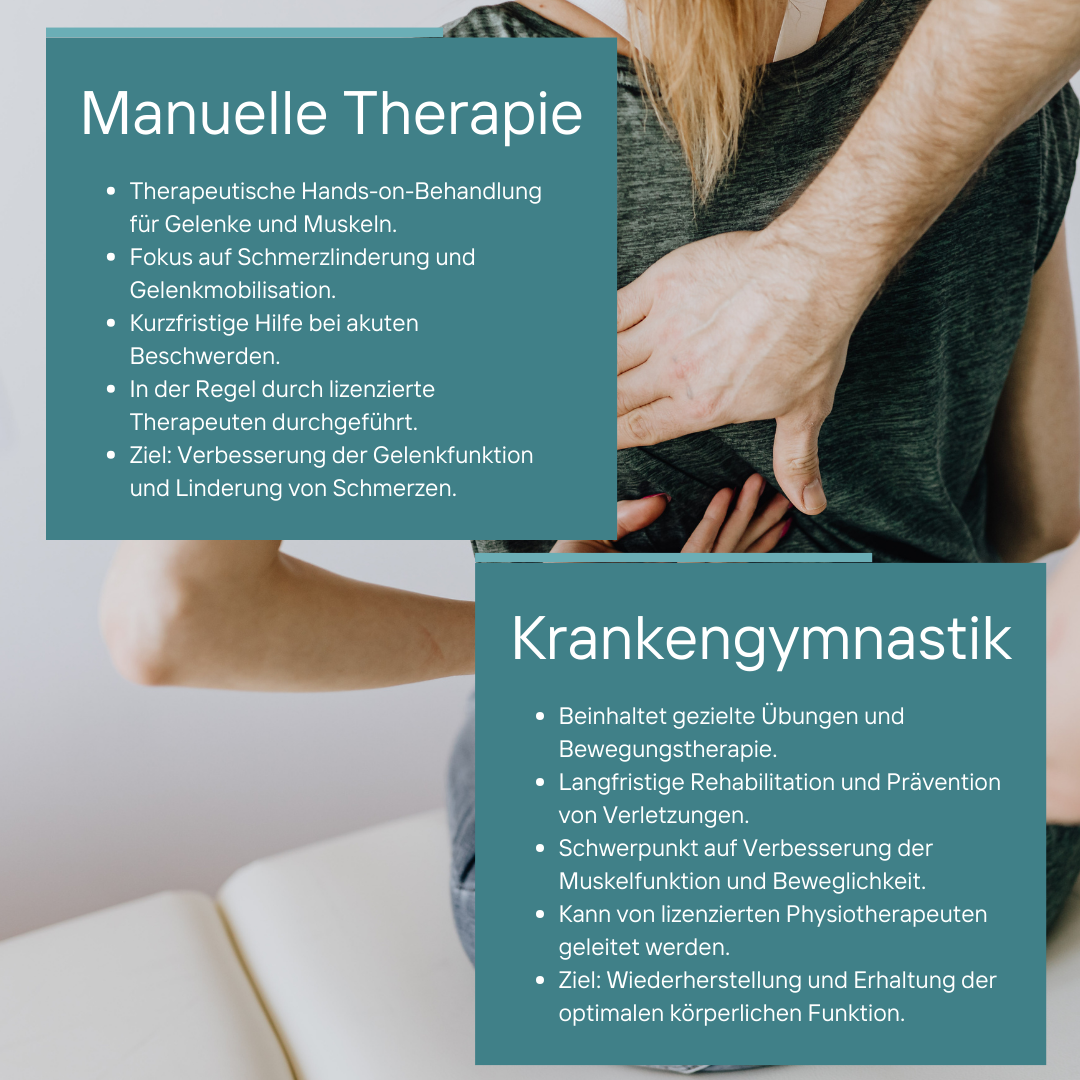 Manuelle Therapie – erste Hilfe für die Gelenke, Muskeln und das